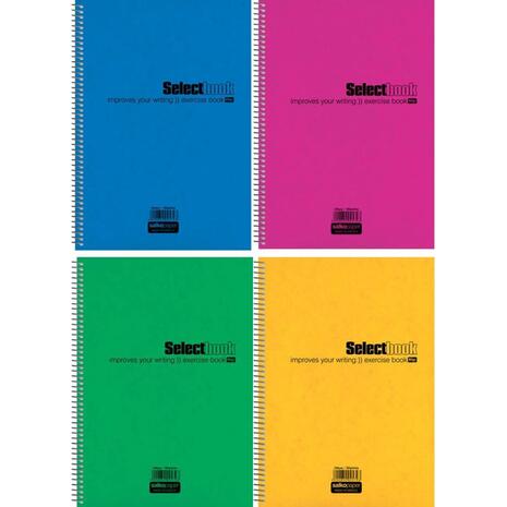 Τετράδιο σπιράλ Salko Select Prespan 3 θεμάτων 17x25cm 180 σελίδες σε διάφορα χρώματα (2581) - Ανακάλυψε Τετράδια σχολικά για μαθητές και φοιτητές, για το γραφείο ή το σπίτι με εντυπωσιακά εξώφυλλα για να κερδίσεις τις εντυπώσεις.